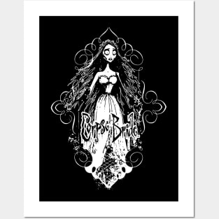 Corpse Bride Emily Ghostly Vintage. Posters and Art